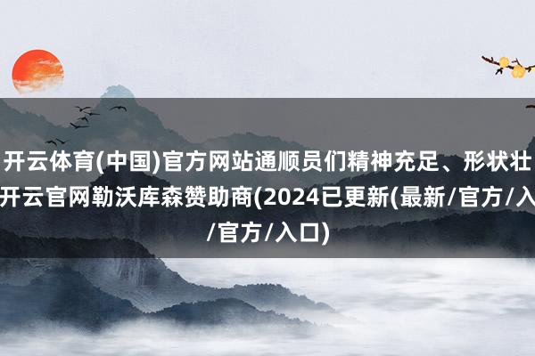开云体育(中国)官方网站通顺员们精神充足、形状壮志-开云官网勒沃库森赞助商(2024已更新(最新/官方/入口)